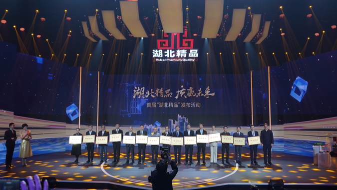 湖北省人民政府盛閱春副省長親自給湖北艾克電纜頒獎(jiǎng)授牌！